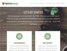 Tablet Screenshot of lattepress.com